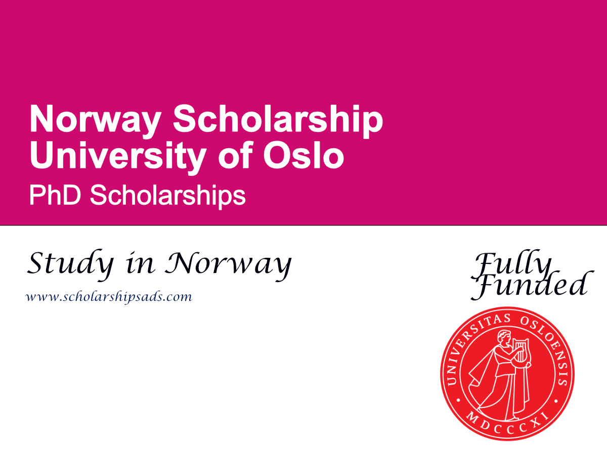 University of Oslo PhD Scholarships 2027, Norway