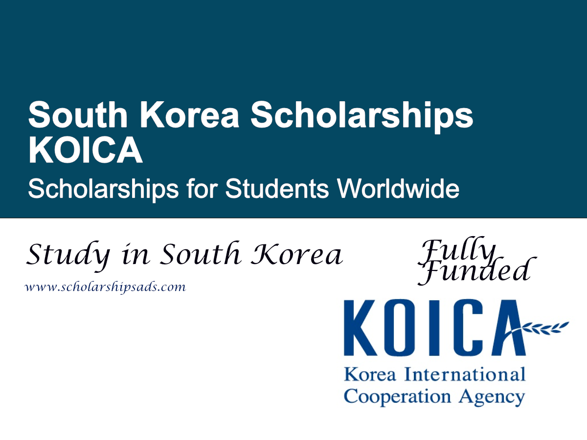 KOICA Scholarships 2026, South Korea