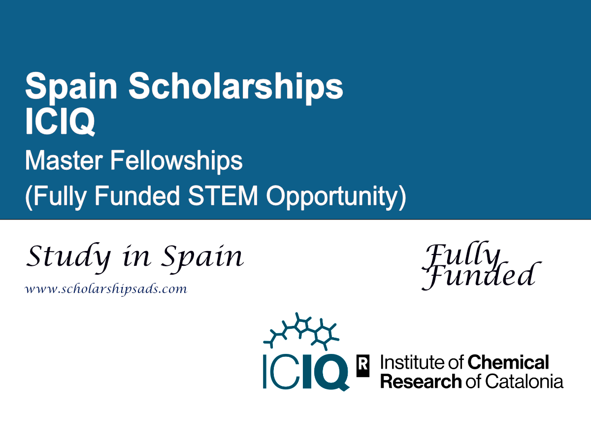 ICIQ IVORI Master Fellowships 2026, Spain (Fully Funded STEM Opportunity)