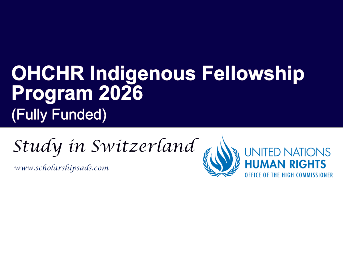 Switzerland OHCHR Indigenous Fellowship Program 2026 (Fully Funded)