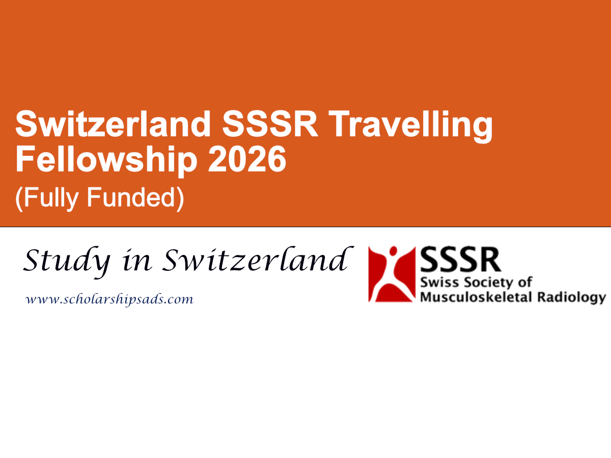 Switzerland SSSR Travelling Fellowship 2026 (Fully Funded)