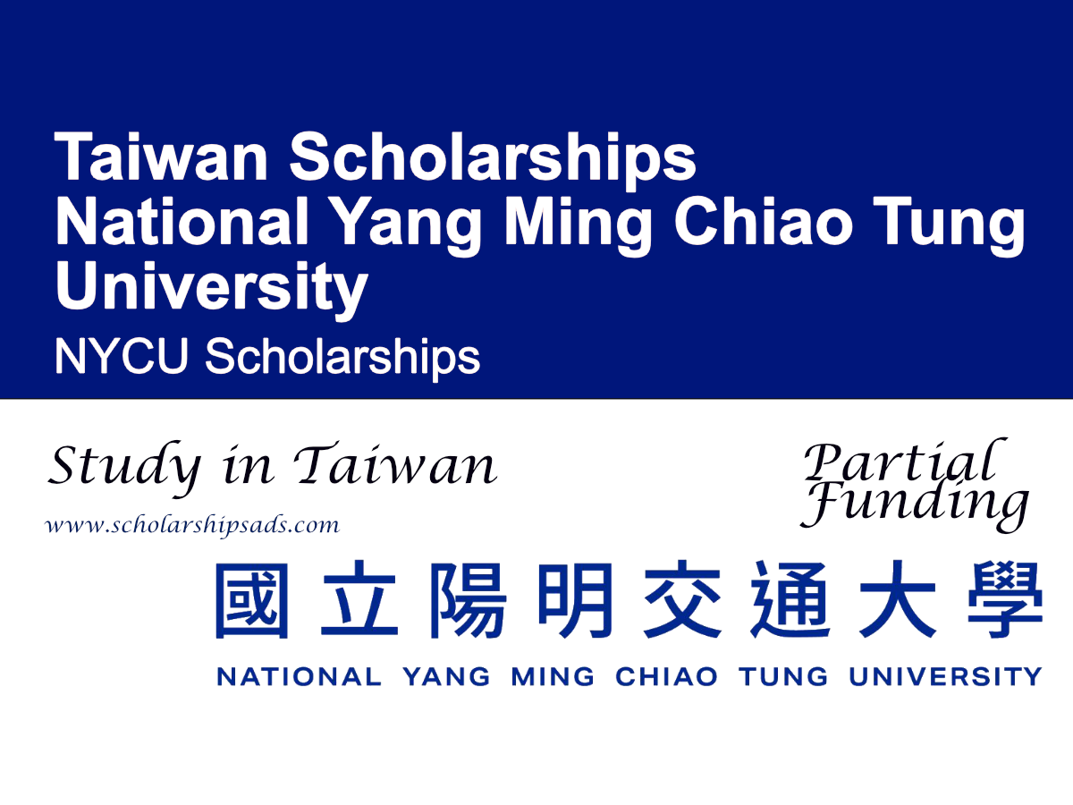 NYCU Scholarships (Spring Intake) 2026, Taiwan