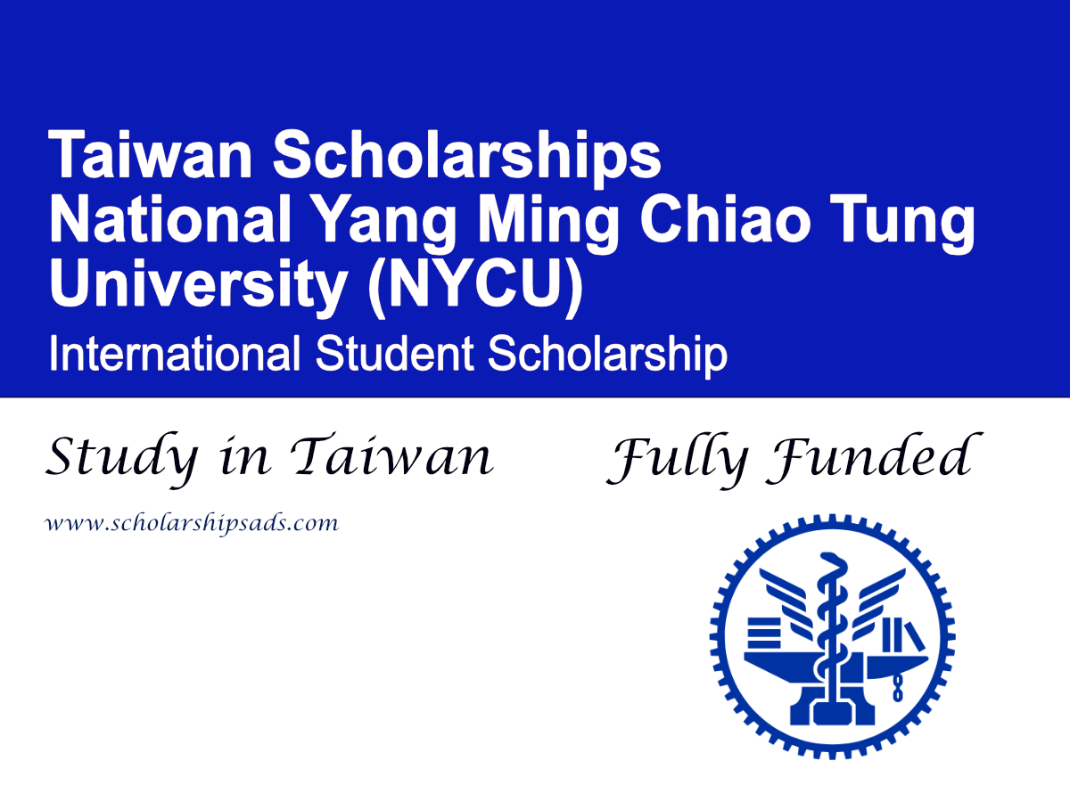 NYCU International Student Scholarship 2026 , Taiwan (Fully Funded)