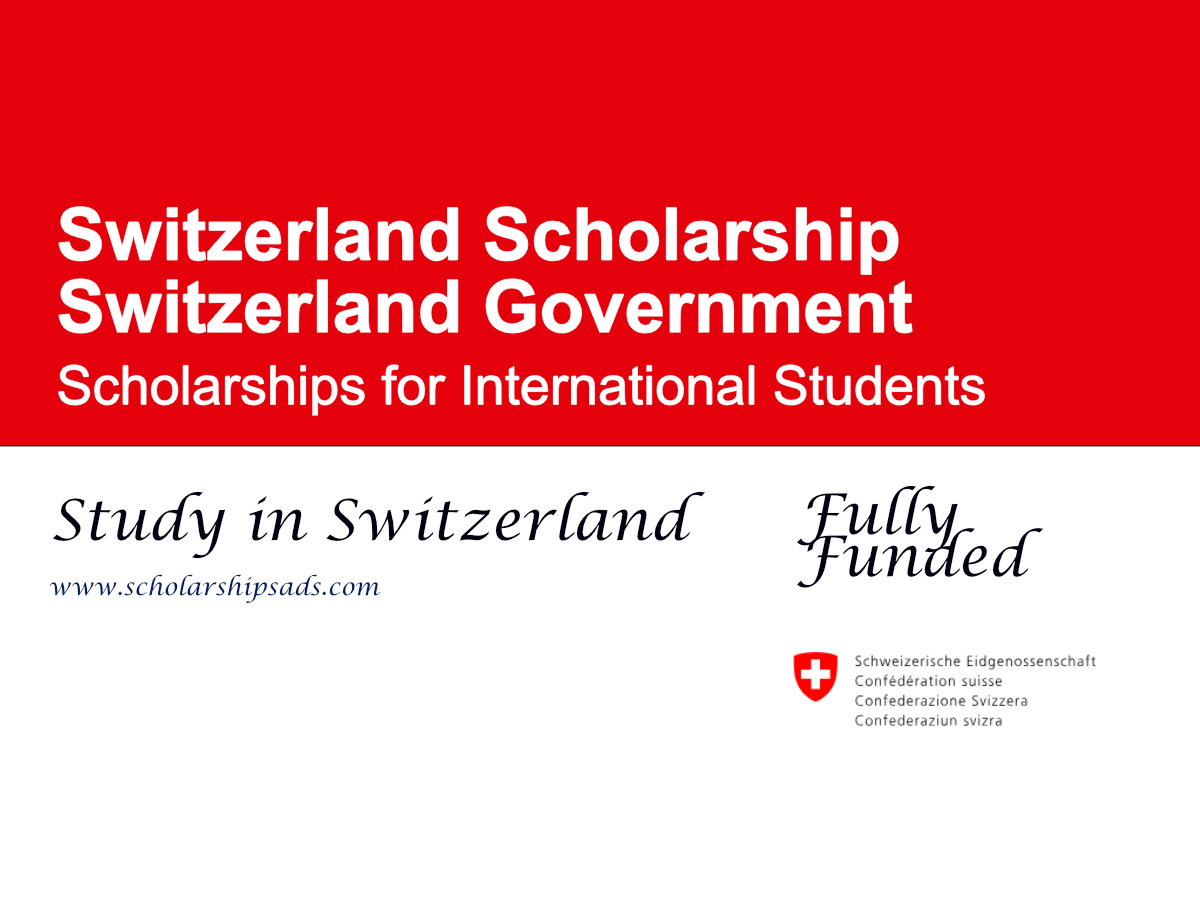 Switzerland Government Scholarships 2027