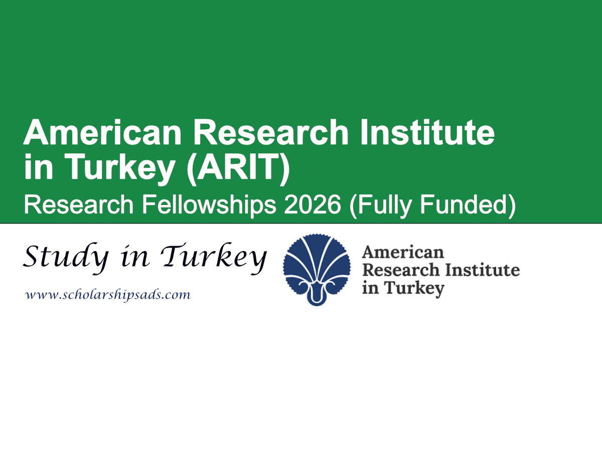 Turkey ARIT Research Fellowships 2026 (Fully Funded)
