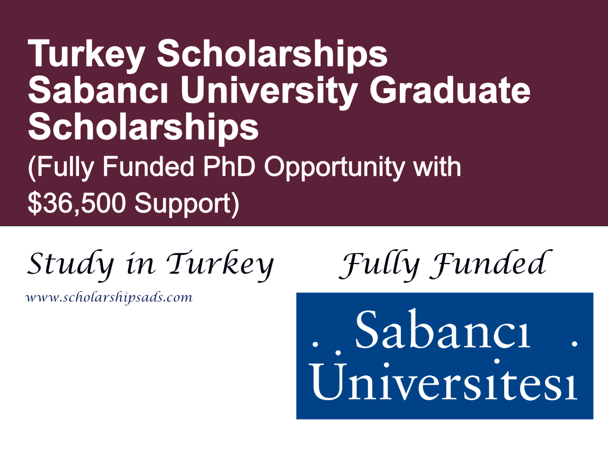 Sabancı University Graduate Scholarships 2026 in Turkey (Fully Funded)