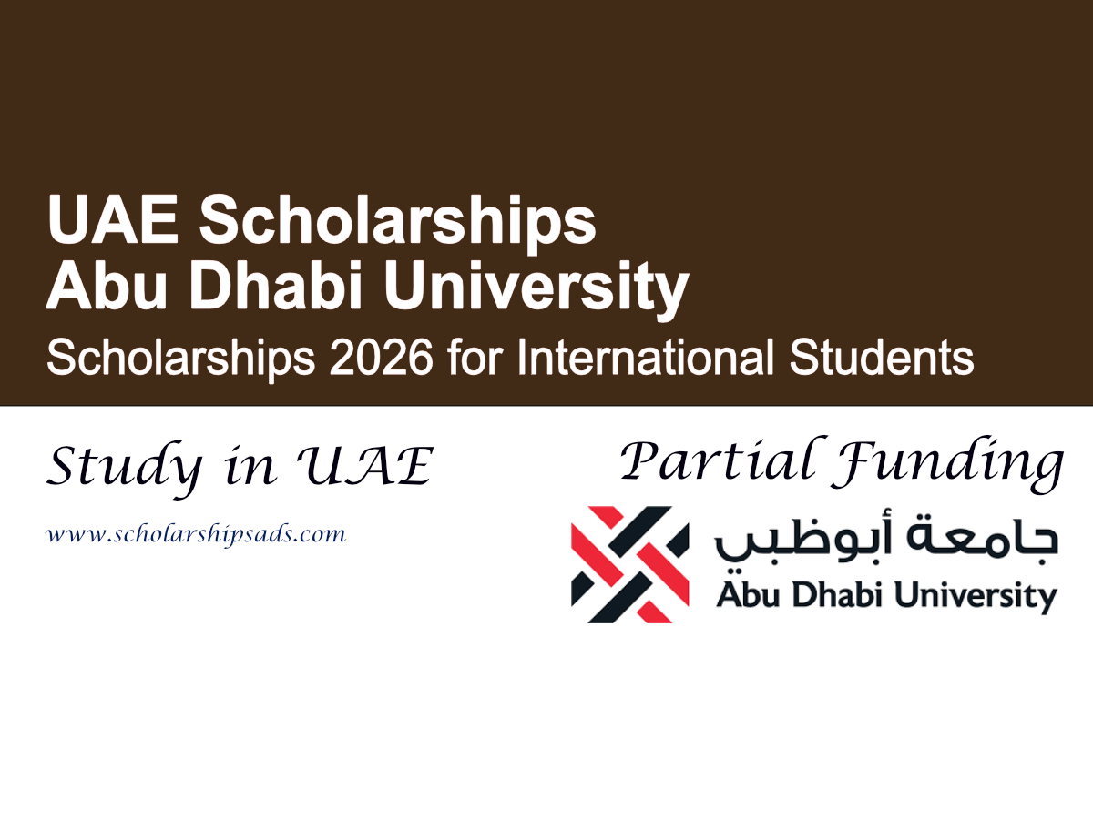 Abu Dhabi University Scholarships 2026, UAE