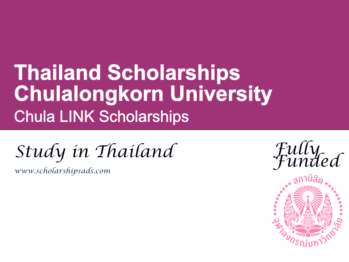 Chulalongkorn University Chula LINK Scholarships 2026, Thailand (Fully Funded)