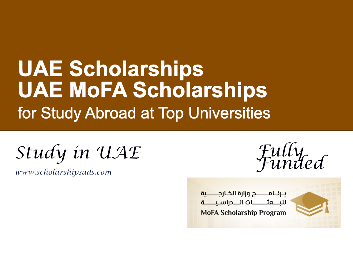 UAE MoFA Scholarships 2026 for Study Abroad at Top Universities