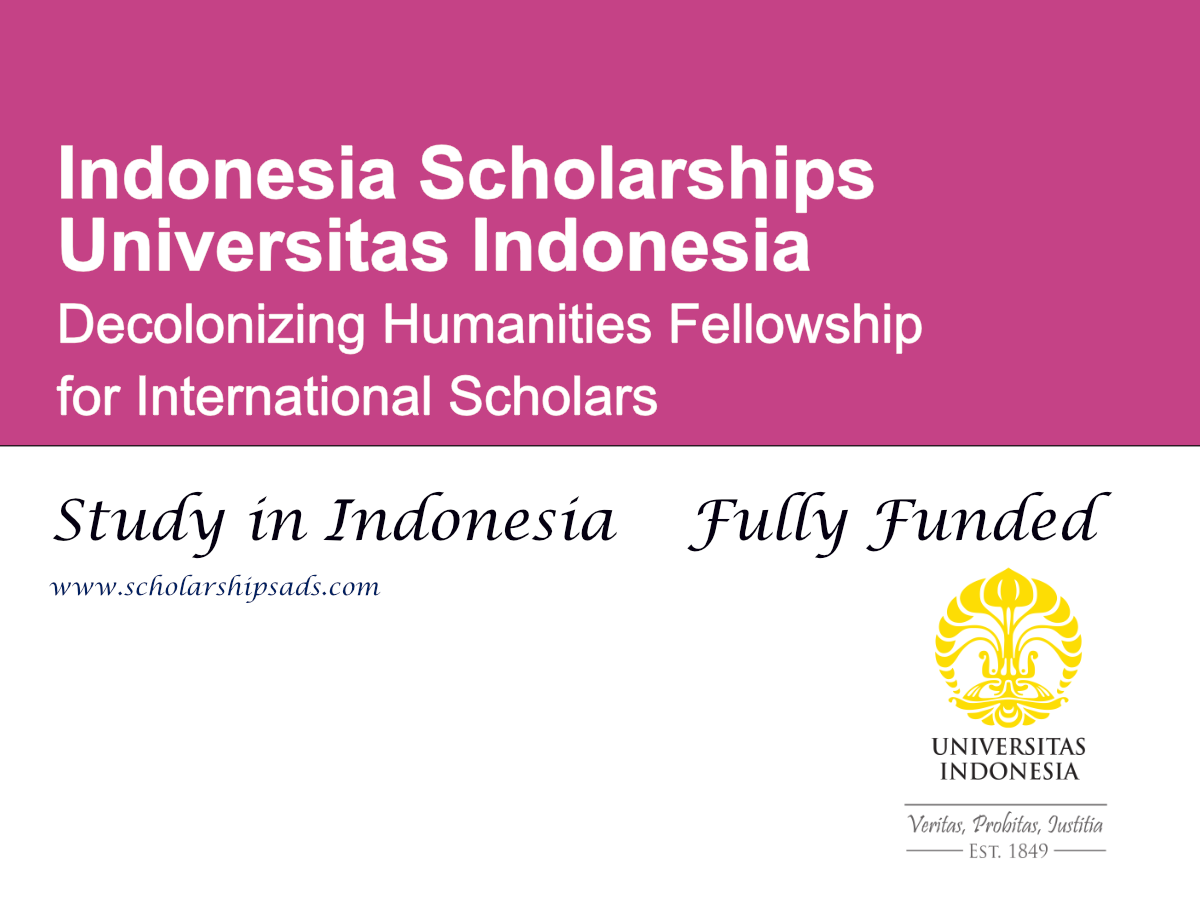 Universitas Indonesia Decolonizing Humanities Fellowship 2027 for International Scholars