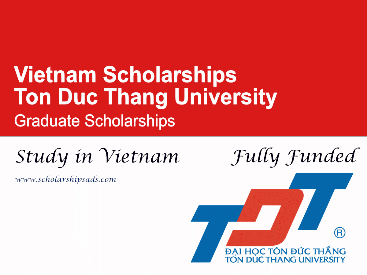 Ton Duc Thang University Graduate Scholarships 2026, Vietnam