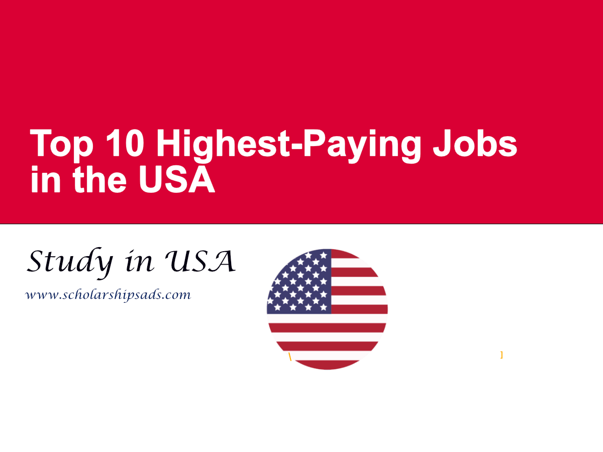 Top 10 Highest-Paying Jobs in the USA