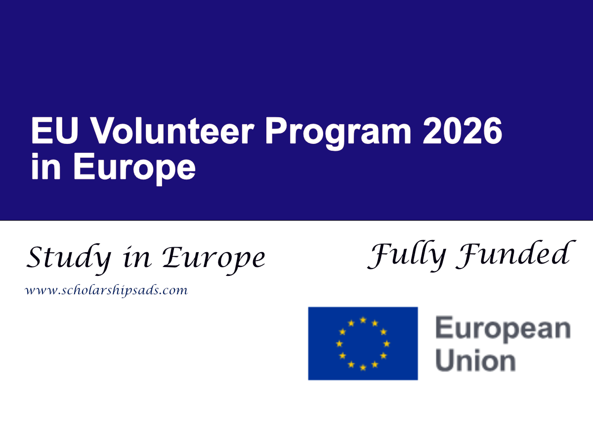 EU Volunteer Program 2026 in Europe (Fully Funded)