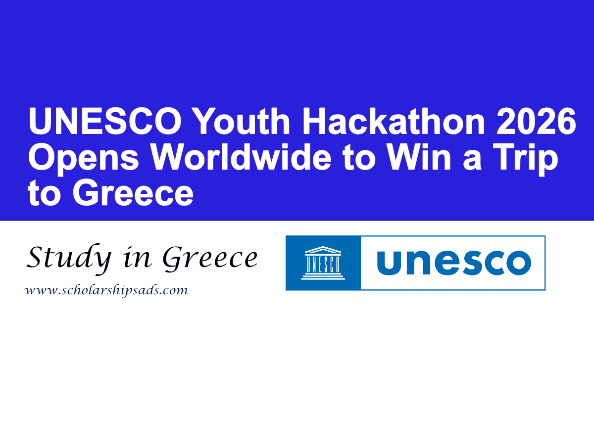 UNESCO Youth Hackathon 2026 Opens Worldwide to Win a Trip to Greece
