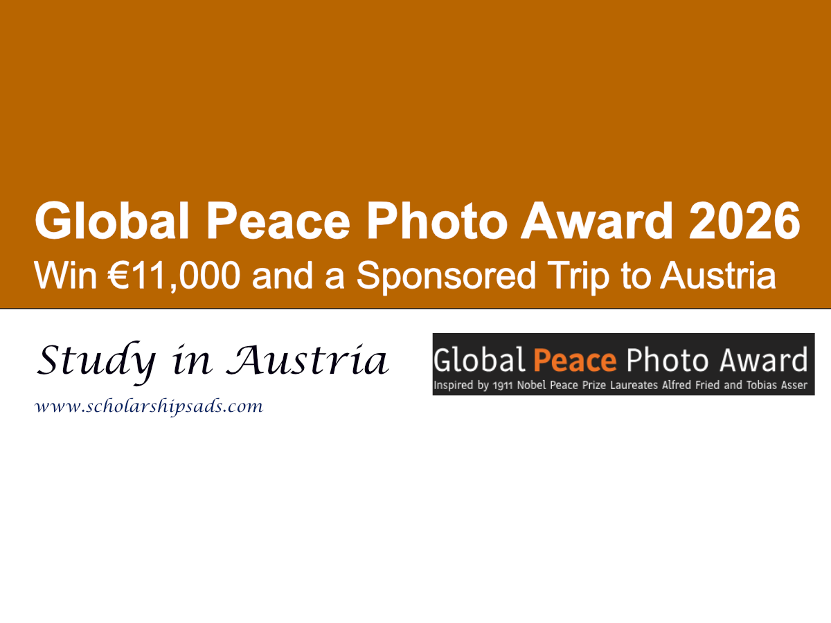 Global Peace Photo Award 2026: Win €11,000 and a Sponsored Trip to Austria