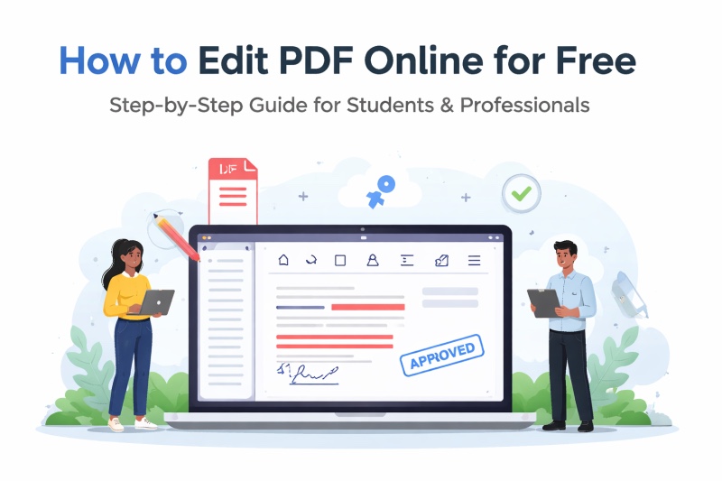 How to Edit PDF Online for Free (Step-by-Step Guide for Students & Professionals)