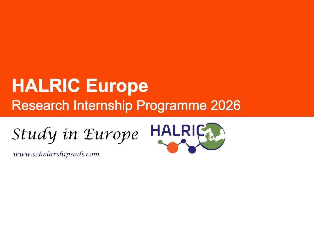 Europe HALRIC Research Internship Programme 2026