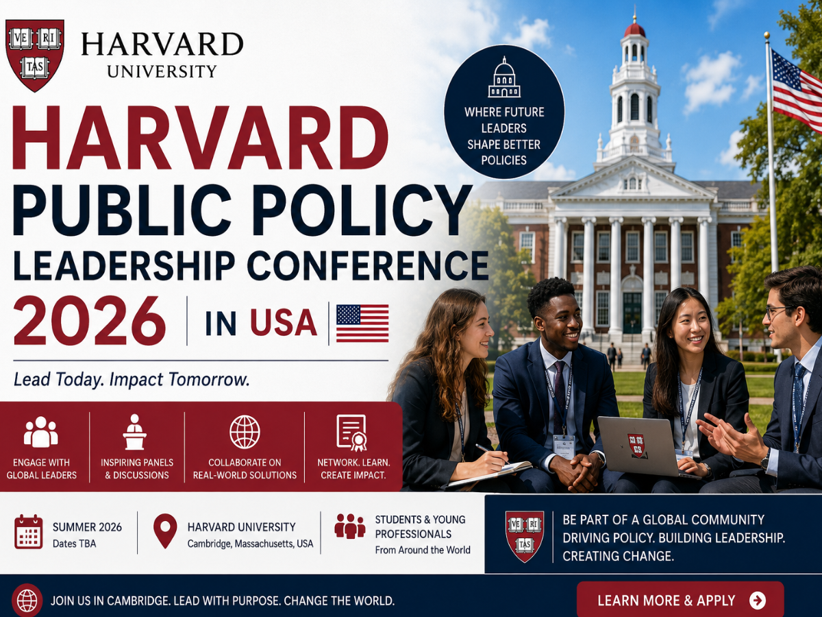 Harvard Public Policy Leadership Conference in USA