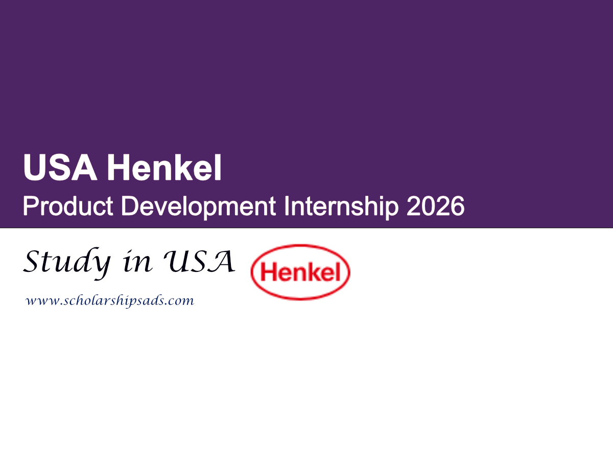 USA Henkel Product Development Internship 2026