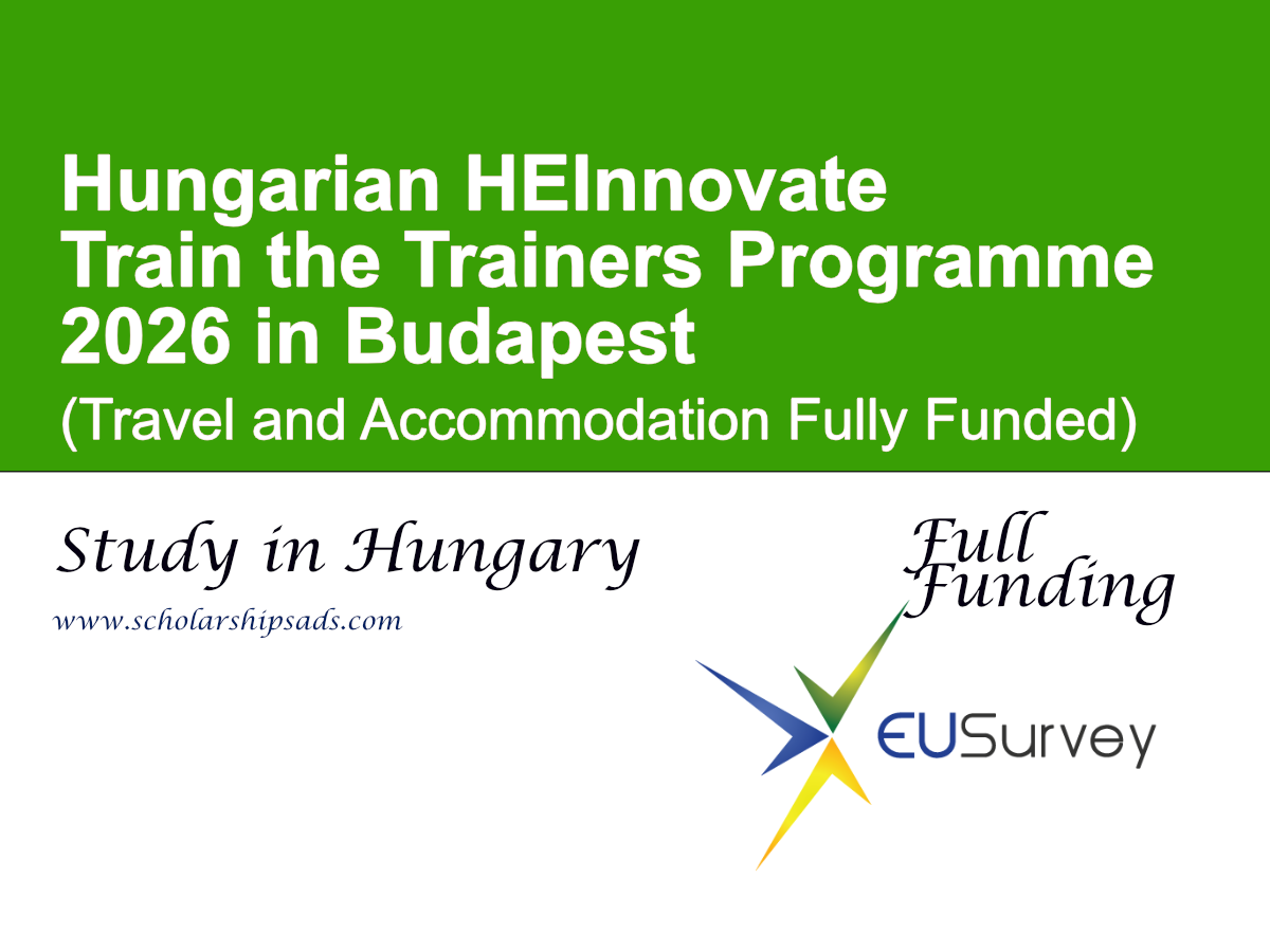 Hungarian HEInnovate Train the Trainers Programme 2026 in Budapest (Travel and Accommodation Fully Funded)