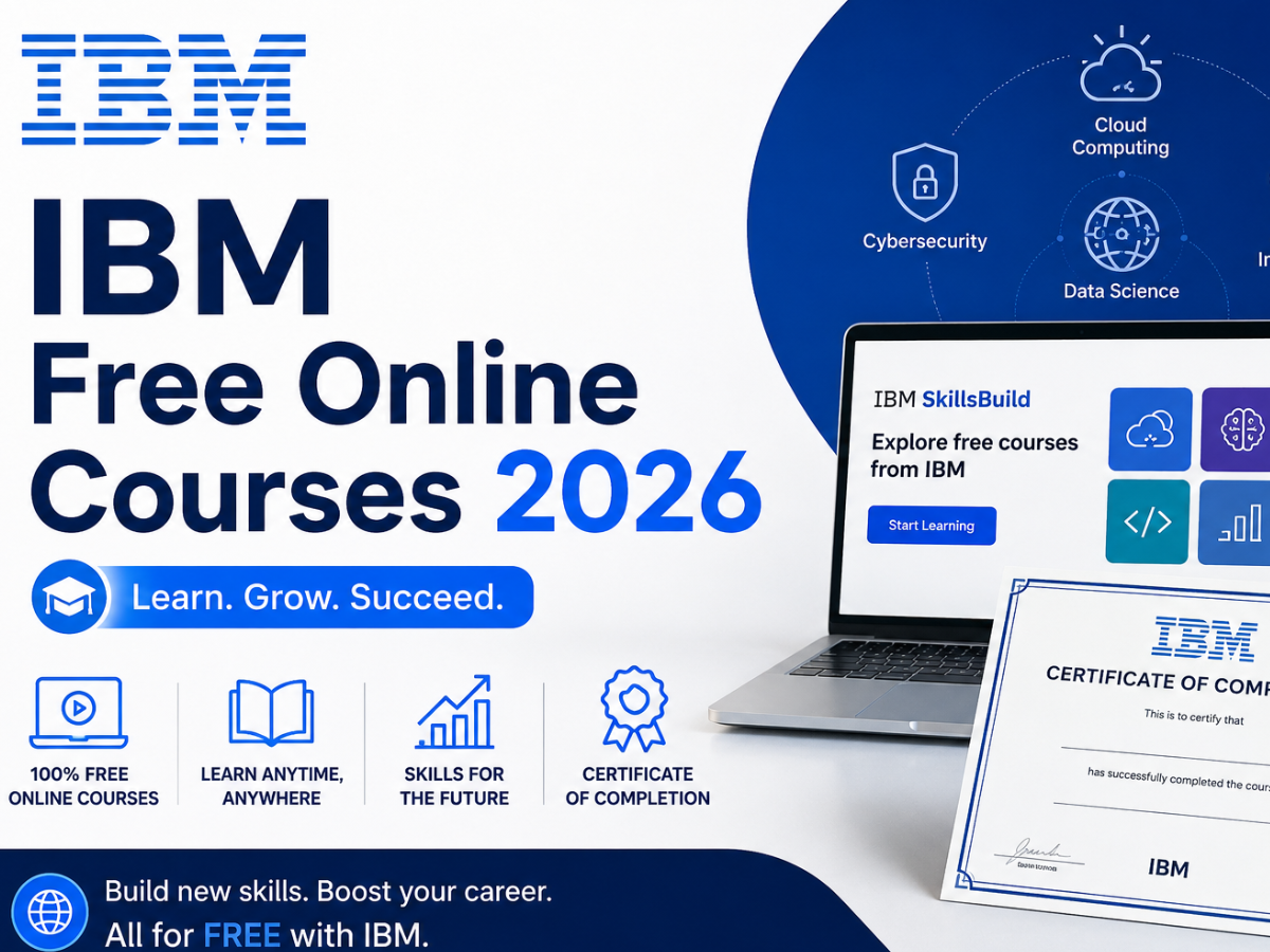 IBM Free Online Courses 2026 with Certificates