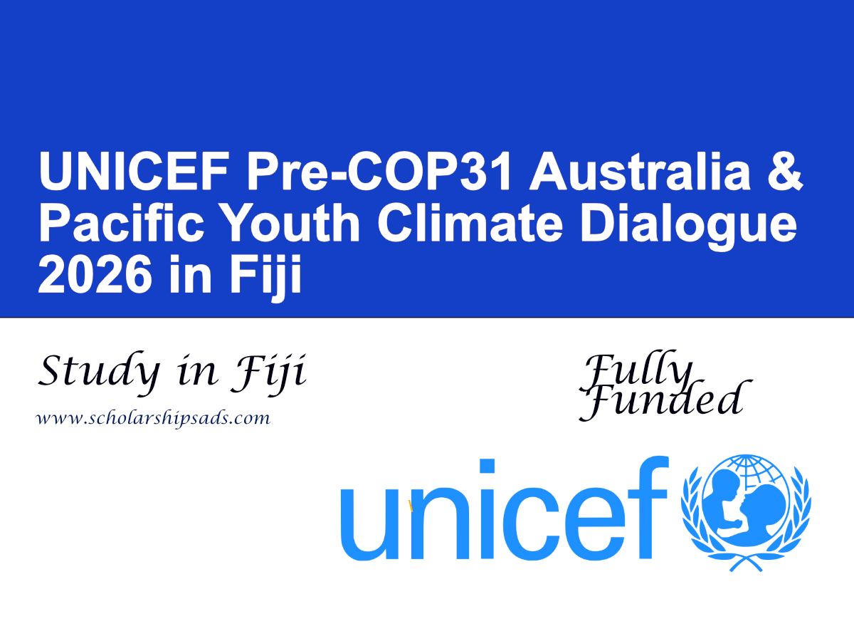 UNICEF Pre-COP31 Australia & Pacific Youth Climate Dialogue 2026 in Fiji (Fully Funded)
