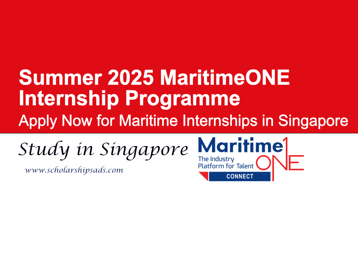 Summer 2025 MaritimeONE Internship Programme – Apply Now for Maritime Internships in Singapore