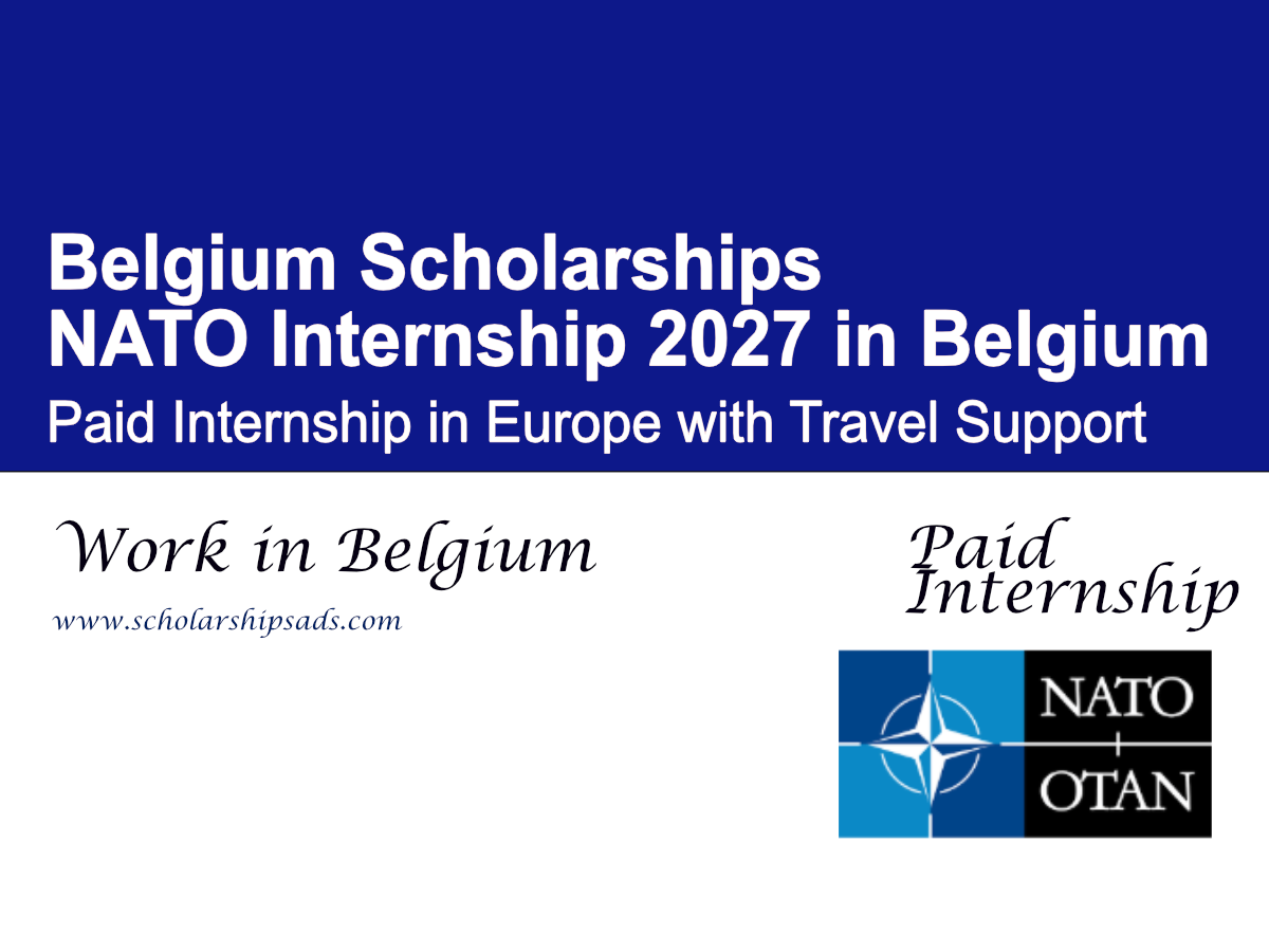 NATO Internship 2027 in Belgium | Paid Internship in Europe with Travel Support