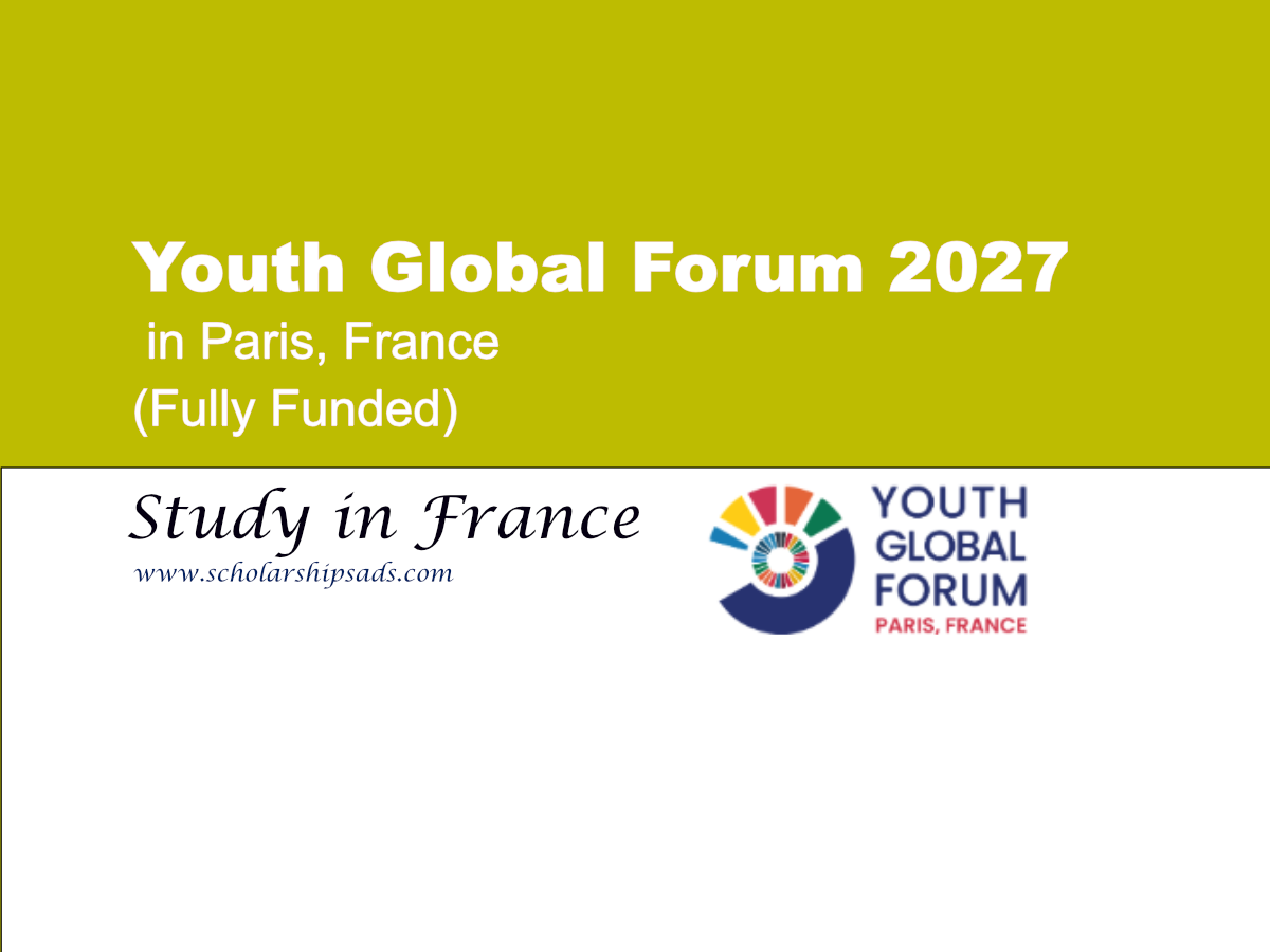Youth Global Forum 2027 in Paris, France (Fully Funded)