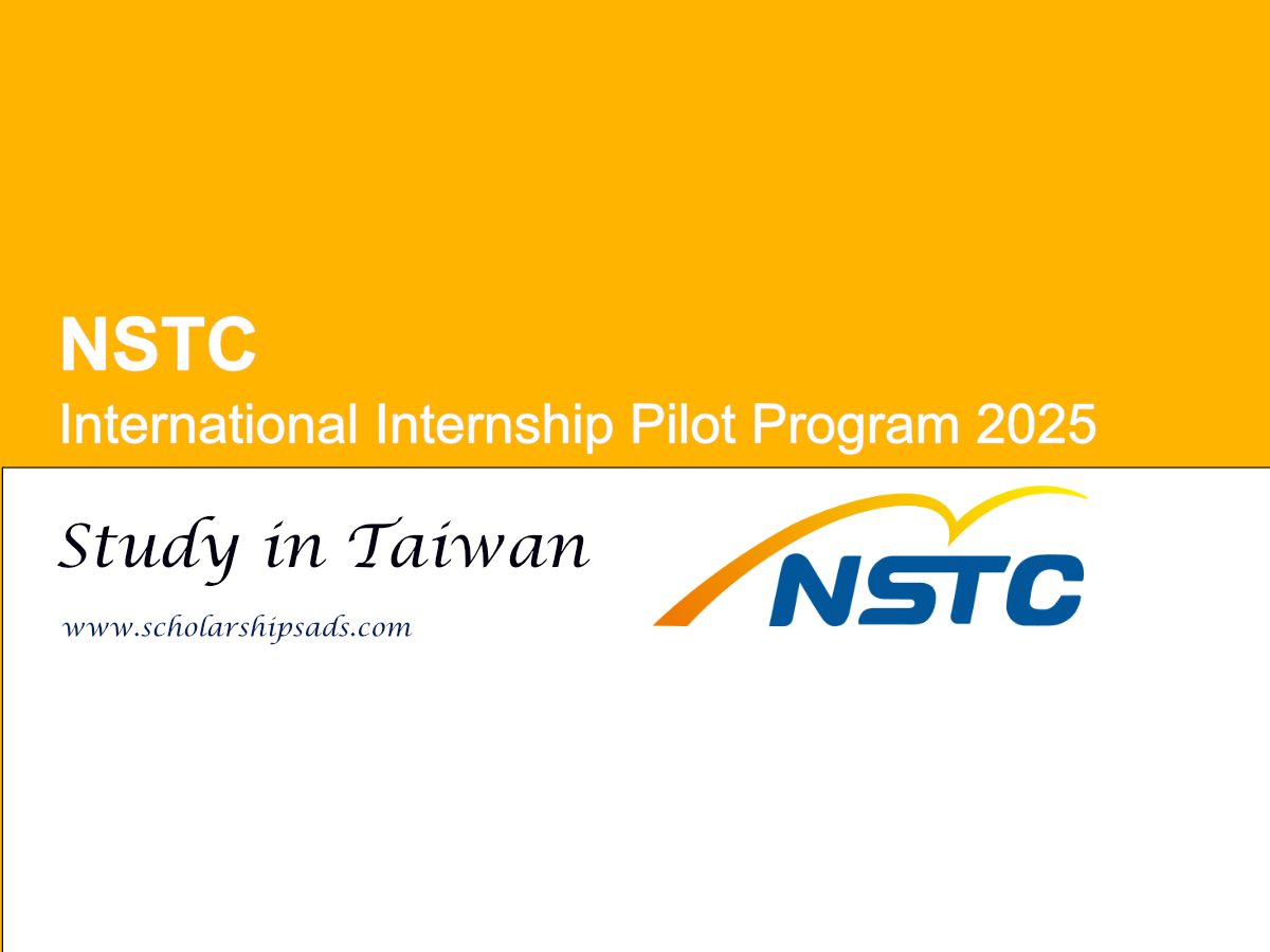 2025 NSTC International Internship Pilot Program in Taiwan