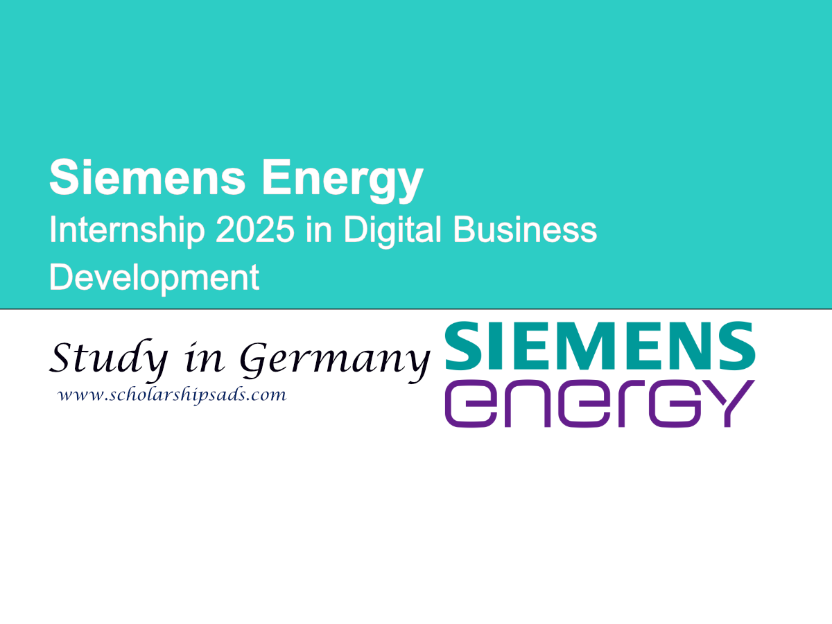 Siemens Energy Germany Internship 2025 in Digital Business Development