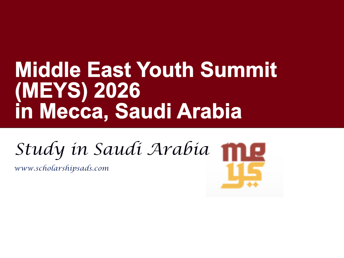 Middle East Youth Summit (MEYS) 2026 in Mecca, Saudi Arabia