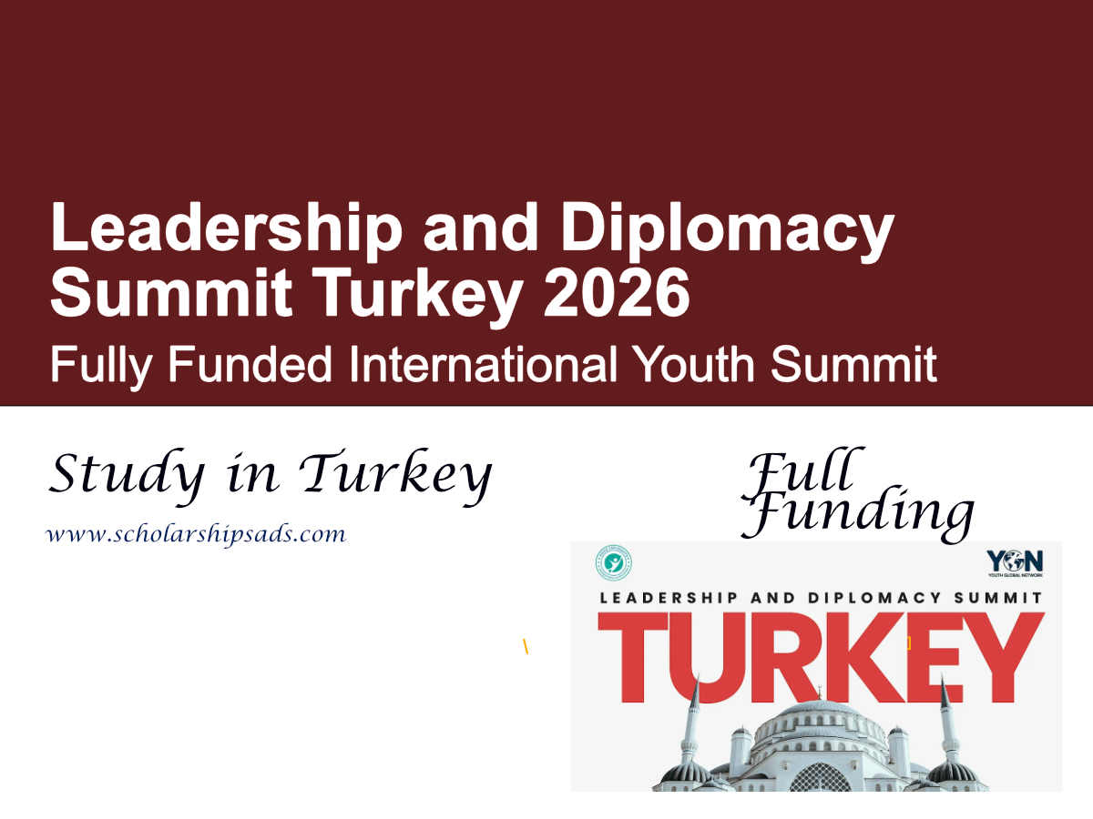 Leadership and Diplomacy Summit Turkey 2026 | Fully Funded International Youth Summit