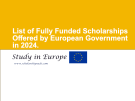 phd programs scholarships europe